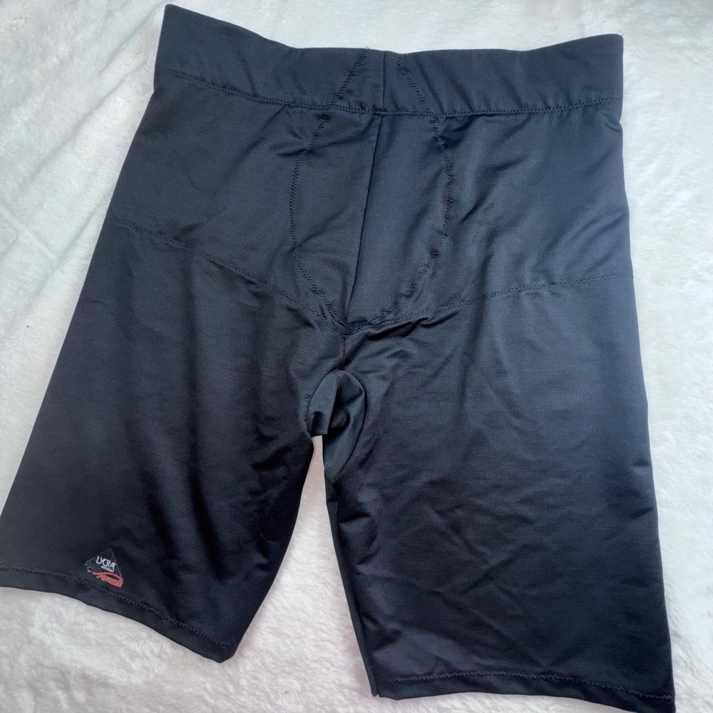 Sweat It Out Compression Shorts Men 1X Black CoolMax Lycra Performance Athletic